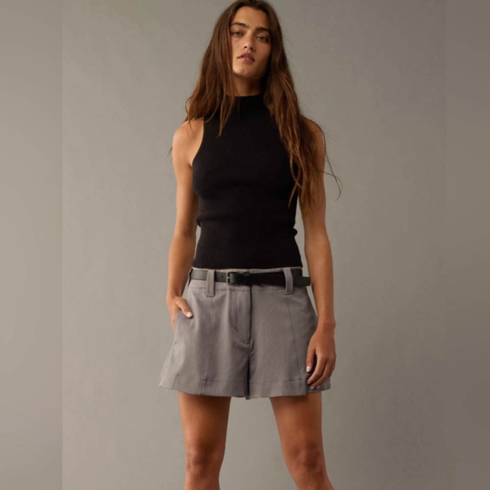 NWT American Eagle Shorts Stretch High-Waisted Trouser Short